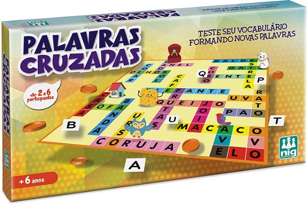 JOGO PALAVRAS CRUZADAS NIG BRINQUEDOS