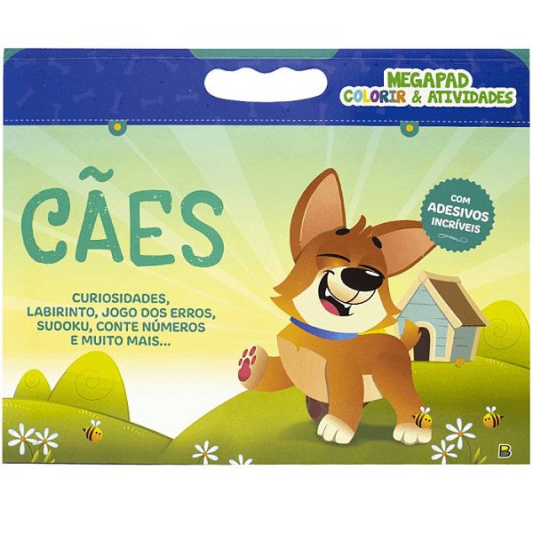 LIVRO MEGAPAD COLORIR ATIVIDADES CAES