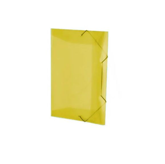 PASTA PP COM ELÁSTICO MINI 2cm AMARELA VMP