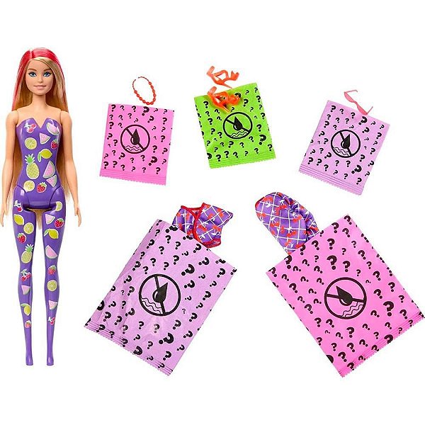 BARBIE REVEAL COLOR FRUTAS DOCES HLF83 UNIDADE
