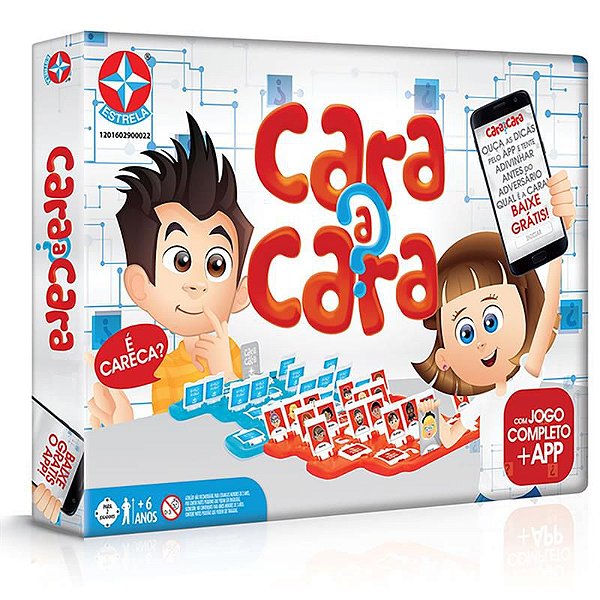 JOGO DIVERSO CARA A CARA A PARTIR DE 6ANOS UNIDADE
