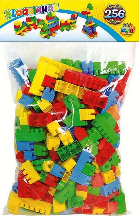 BRINQUEDO BLOQUINHOS - 256 PCS GGB