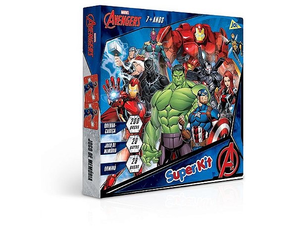 SUPER KIT MEMÓRIA+DOMINÓ+QUEBRA CABEÇA TOYSTER