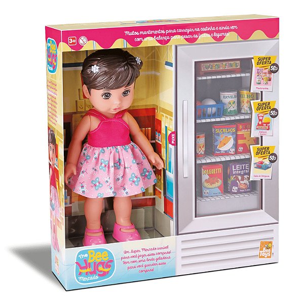BONECA BEE HUGS MERCADO BEE TOYS