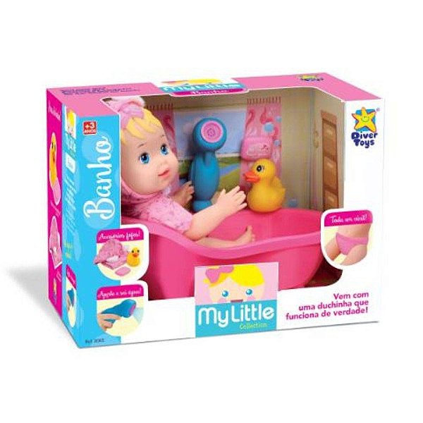 BONECA MY LITTLE BANHO DIVERTOYS
