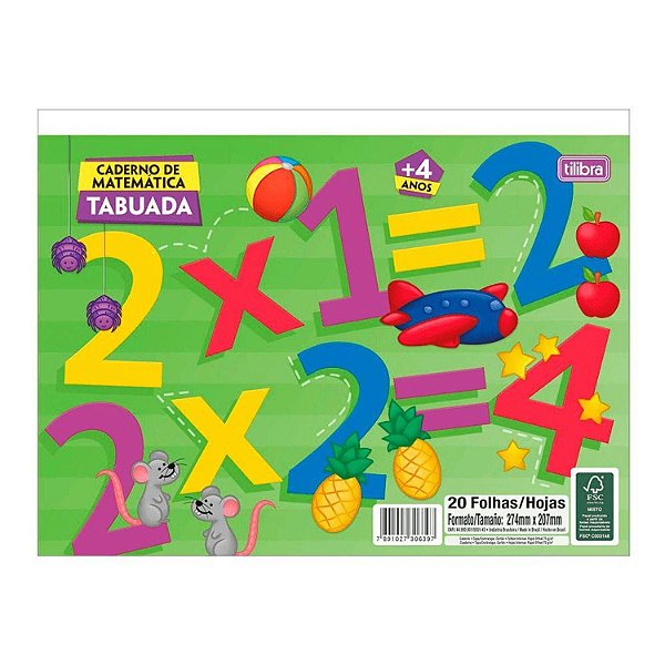CADERNO DE MATEMÁTICA LIVRO ATIVIDADE TILIBRA