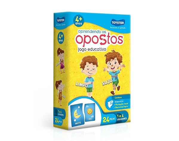 JOGO APRENDENDO OS OPOSTOS TOYSTER