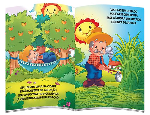 LIVRO ILUSTRADO FAZENDINHA SEU LOBATO RIDEEL