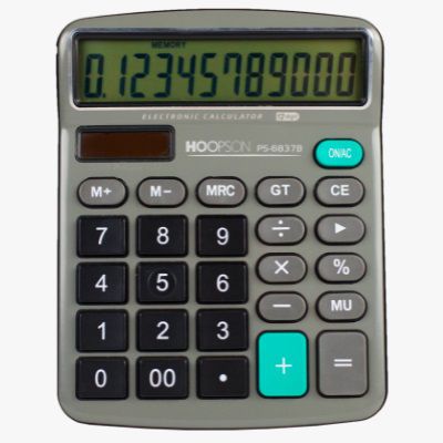 CALCULADORA PS6837B 12 DÍGITOS HOOPSON