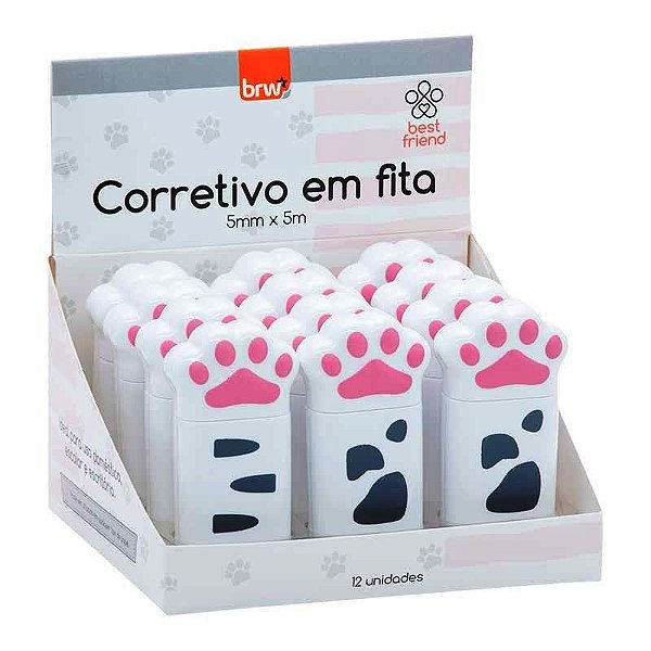 CORRETIVO EM FITA PET 5MM X 5M UNIDADE