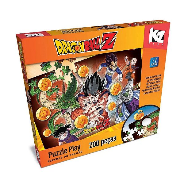 QUEBRA CABEÇA PUZZLE PLAY 200 PECAS - DRAGON BALL