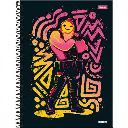 CADERNO 1 MATÉRIA 80FLS FORTNITE FSC FORONI