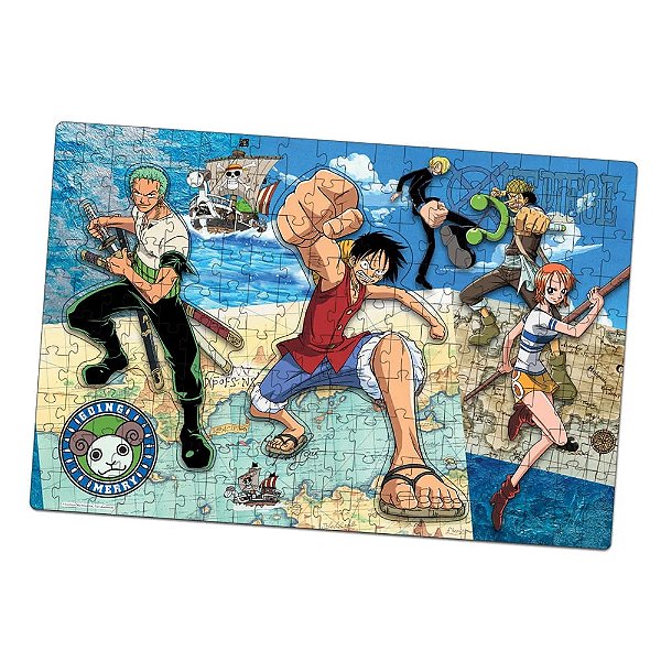 QUEBRA CABEÇA PUZZLE PLAY 200 PCS - ONE PIECE KZ P