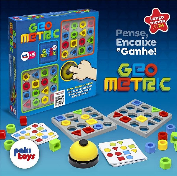 JOGO GEOMETRIC PAKITOYS
