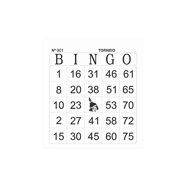 BLOCO PARA BINGO AMARELO 120X108MM 100F JORNAL UNI