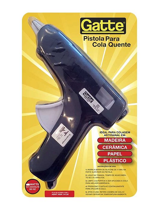 PISTOLA DE COLA QUENTE GRANDE GATTE 40W BLT