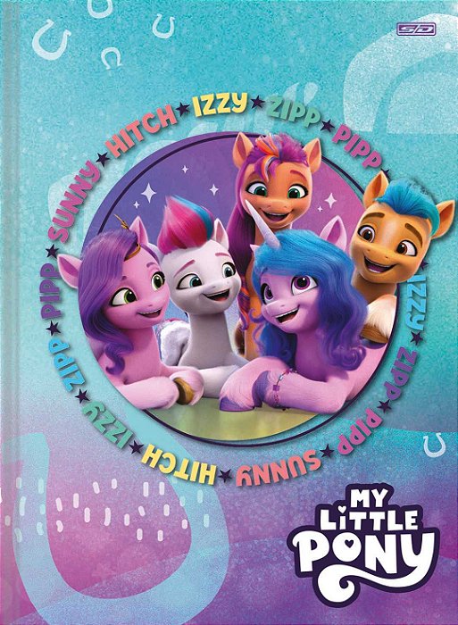 Caderno Brochura 1/4 My Little Pony Animativa