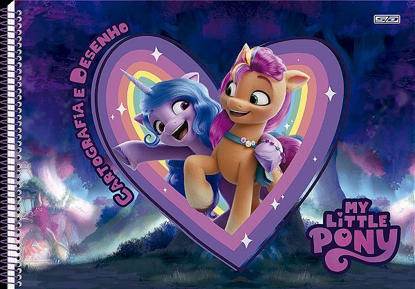Caderno Cartografia e Desenho My Little Pony Anima