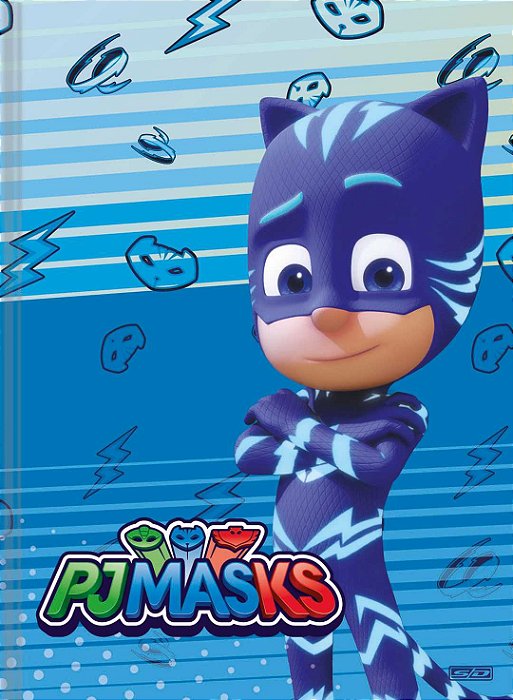Caderno Brochurão 80FLS 1/1 PJ Masks Animativa