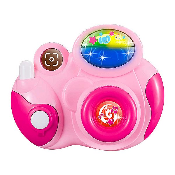 MAQUINA FOTOGRAFICA BABY GUTA ROSA DMTOYS