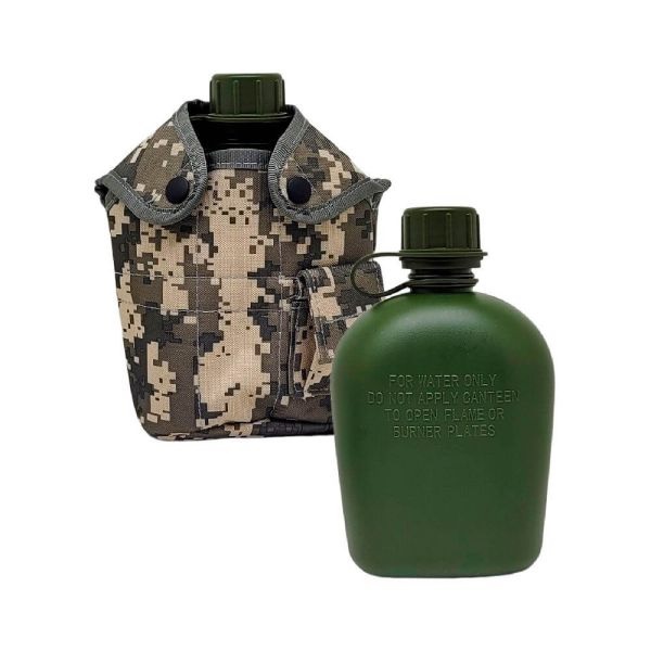 GARRAFA CAMUFLADA PLASTICA 1L CANTIL CB3677