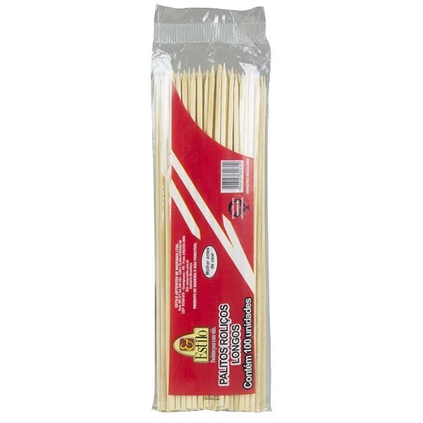 Espetinho para Churrasco 5x10x80 3,0MM X 180MM Est