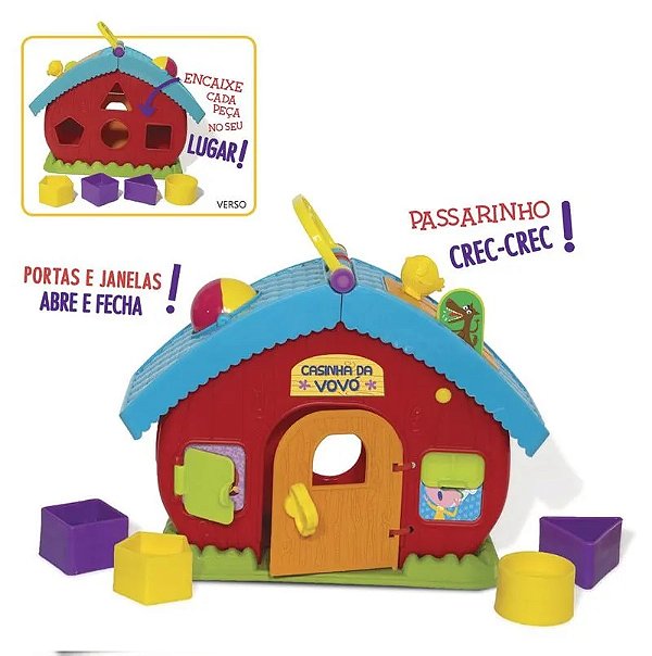 CASINHA DA VOVO ENCAIXE AS FORMAS ELKA