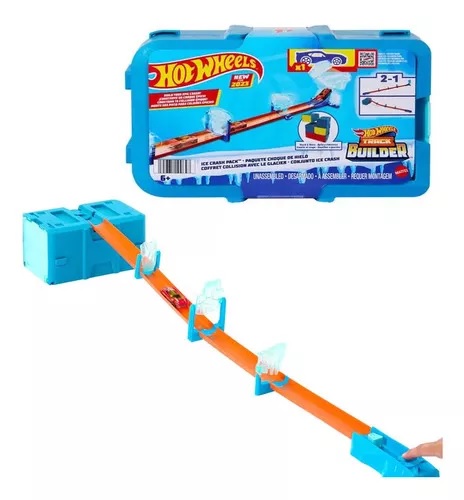 HOT WHEELS PISTA TRACK BUILDER ACROBACIAS NO GELO