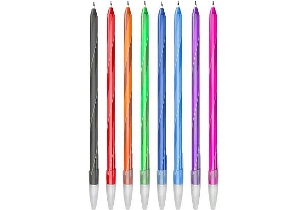 CANETA ESFEROGRAFICA CIS SPIRO GLOW 0,7MM UNIDADE