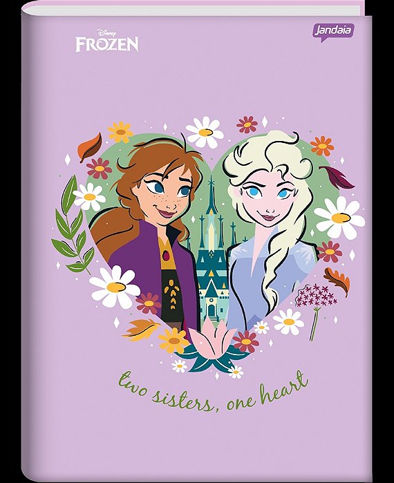 CADERNO BROCHURÃO 80FLS CAPA DURA FROZEN FSC JANDA
