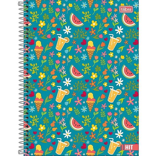 Caderno Espiral Capa Dura Universitário 16 Matéria