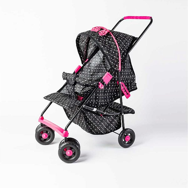 Carrinho de Boneca Milano Preto