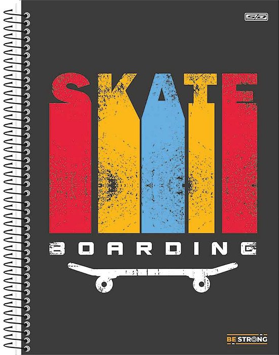 Caderno Universitário 10 matérias Be Strong são Do