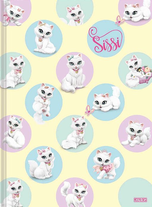 Caderno Brochura 1/4  48 fls Sissi  São Domingos