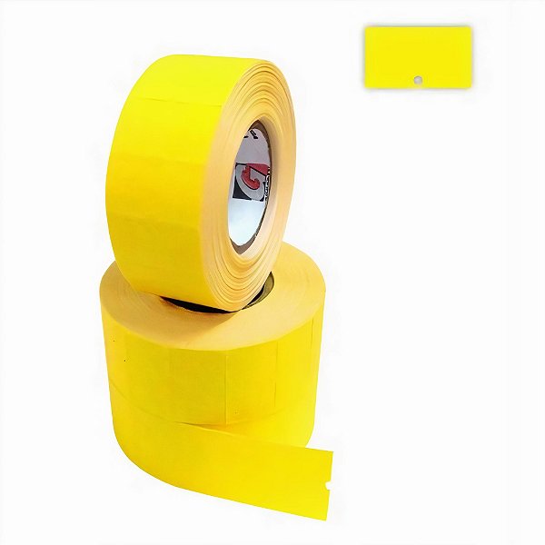 ETIQUETA GR MX-5500 AMARELO FLUOR UN ROLO INDIVIDU