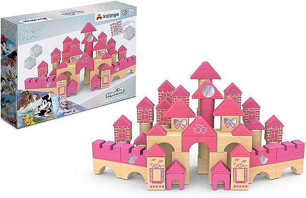 Brincando de Engenheiro Castelo Disney 100 Anos Xa