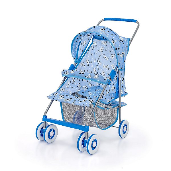 Carrinho de Boneca Milano estilo Azul