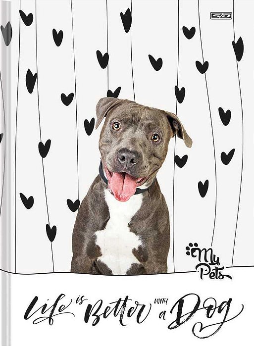Caderno Brochura 1/4 My Pets São Domingos