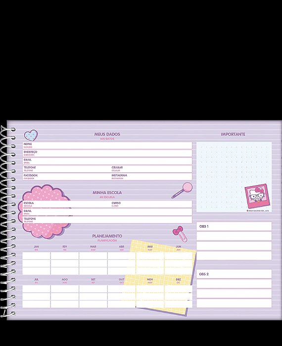 CADERNO ESPIRAL 275X200MM CARTOGRAFIA DESENHO 80FL