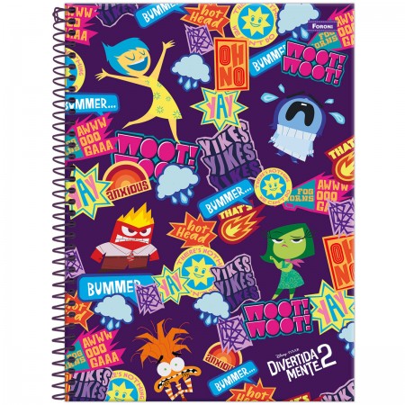 CADERNO 10 MATÉRIAS 160FLS DIVERTIDAMENTE FSC FORO