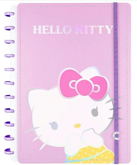 CADERNO INTELIGENTE 1 MATÉRIA 80FLS HELLO KITTY