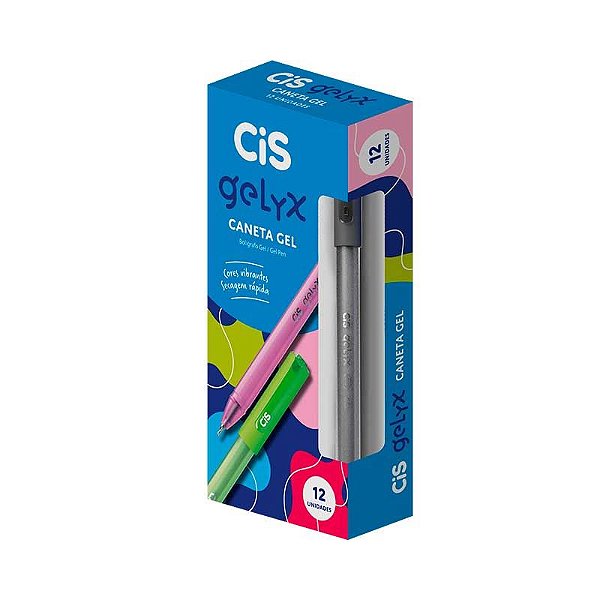 Caneta Gel Gelyx 1.0mm preta CIS UNIDADE