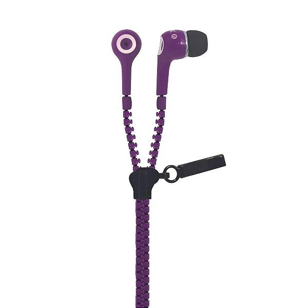 FONE DE OUVIDO ZIPPER ROXO FN400 OEX