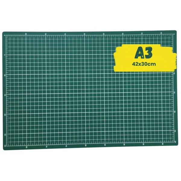 BASE PARA CORTE A3 42X30CM VERDE UNIDADE 527448