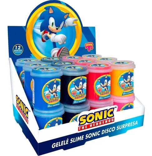 Gelele Slime Pote 152g Sonic Surpresa avulso