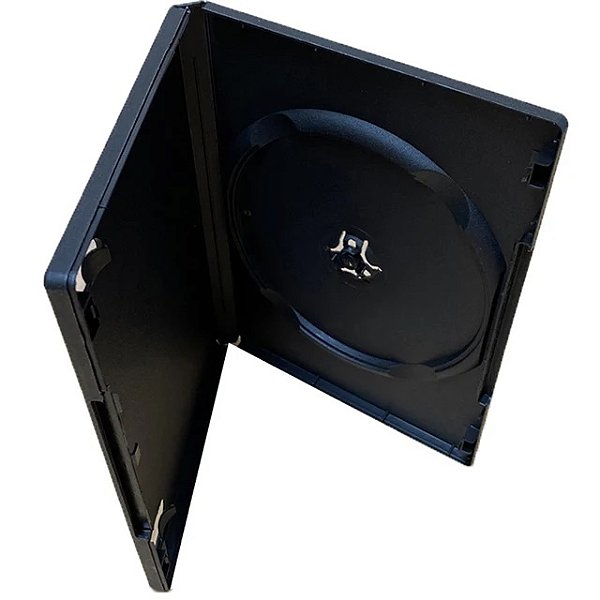CAIXA PARA DVD PADRAO 14MM PRETO