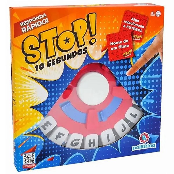 JOGO MULTIJOGADOR - JOGO STOP (10 SEGUNDOS) POLIBRINQ