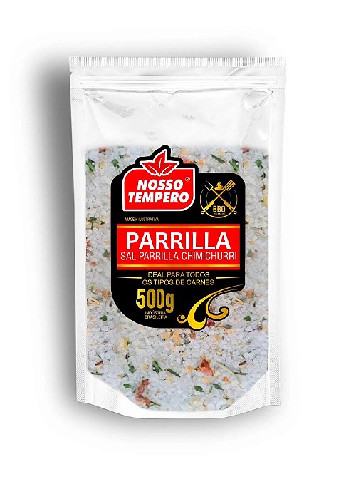 SAL DE PARRILA C/ CHIMICHURRI FECHA FACIL - 500g NOSSO TEMPERO