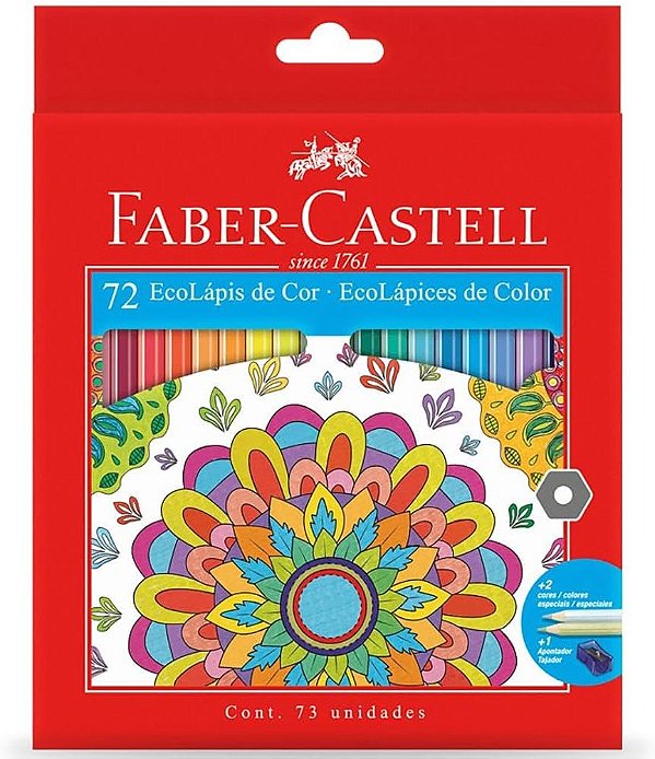 LAPIS DE COR FABER-CASTELL 72 CORES