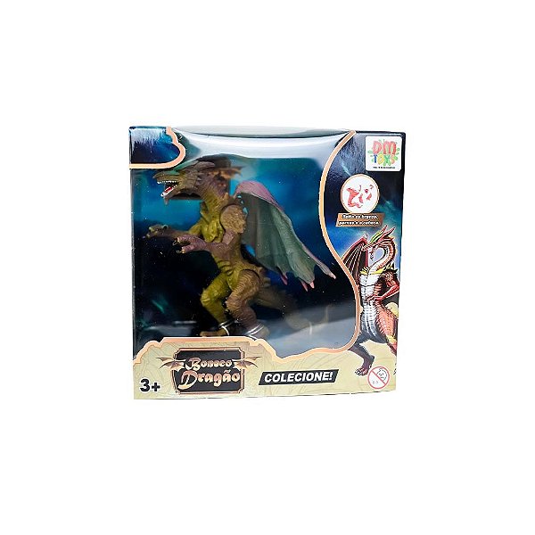 BONECO FIGURA DRAGAO COLECIONAVEL SORTIDO DMTOYS